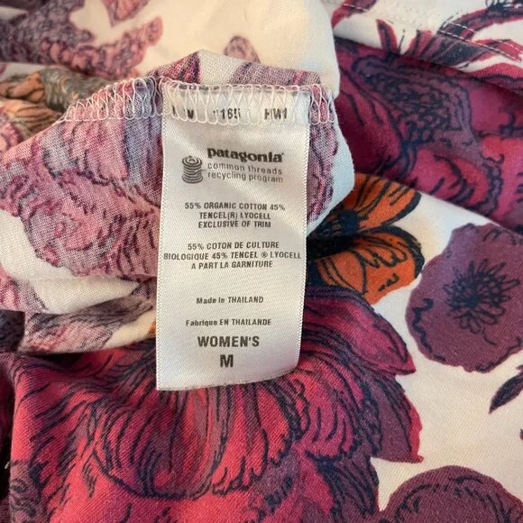 Patagonia Women's Kamala Skirt, Size Medium, Pink/Orange Floral - Picture 7 of 8
